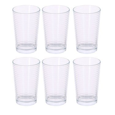 Ποτήρια Ποτού 220ml Γυάλινα 6Τμχ ALPINA