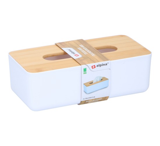 Κουτί Χαρτομάντηλων 26x13x8.6cm ALPINA Κουτί Χαρτομάντηλων 26x13x8.6cm ALPINA