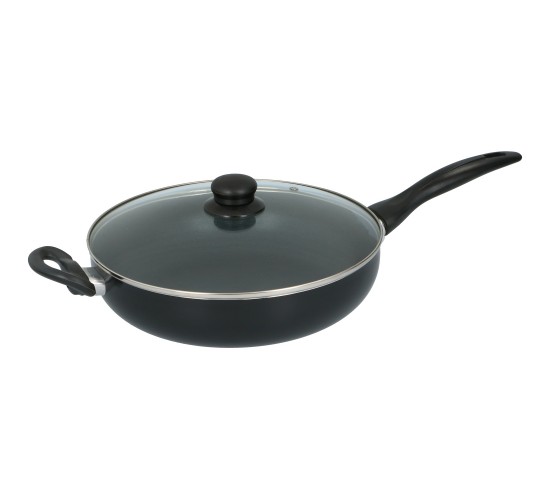 Τηγάνι με Γυάλινο Καπάκι D28cm ALPINA