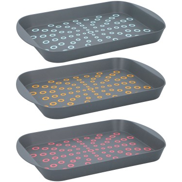 Δίσκος Σερβιρίσματος 29.5x44cm 3 Σχέδια