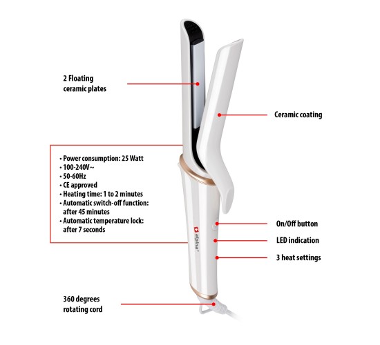 Ισιωτική Μαλλιών 25W ALPINA