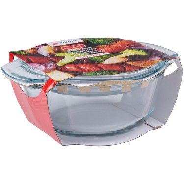 Γυάλινο Σκεύος Φούρνου με Καπάκι ALPINA