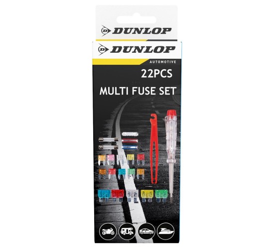 Σετ Έκτακτης Ανάγκης Αυτοκινήτου 8Τμχ DUNLOP Σετ Έκτακτης Ανάγκης Αυτοκινήτου 8Τμχ DUNLOP