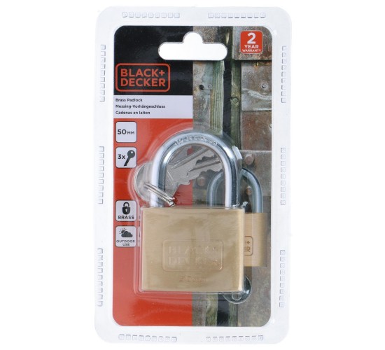 Λουκέτο 50mm Standard Shackle BLACK DECKER