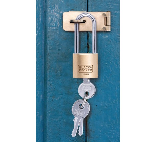 Λουκέτο 25mm Μεγάλο Στεφάνι BLACK DECKER