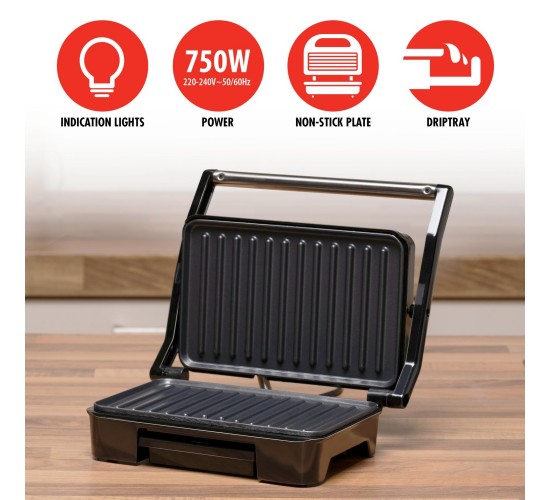 Συσκευή Panini 750W ALPINA Συσκευή Panini 750W ALPINA
