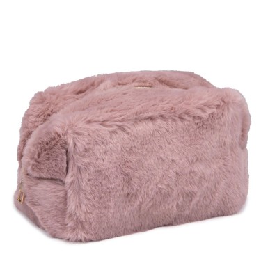 Νεσεσέρ Καλλυντικών Ροζ Γούνα 17.5x10x10cm