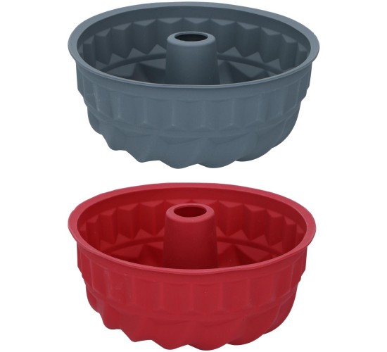 Φόρμα Κέικ Bundt Σιλικόνη 24x24x10.5cm ALPINA Σε 2 Χρώματα Φόρμα Κέικ Bundt Σιλικόνη 24x24x10.5cm ALPINA Σε 2 Χρώματα