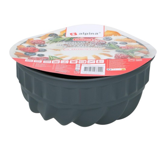 Φόρμα Κέικ Bundt Σιλικόνη 24x24x10.5cm ALPINA Σε 2 Χρώματα Φόρμα Κέικ Bundt Σιλικόνη 24x24x10.5cm ALPINA Σε 2 Χρώματα