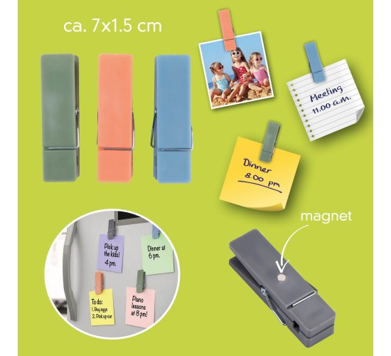 Μαγνητάκια Σημειώσεων Πολύχρωμα 7x1.5cm 4Τμχ Μαγνητάκια Σημειώσεων Πολύχρωμα 7x1.5cm 4Τμχ