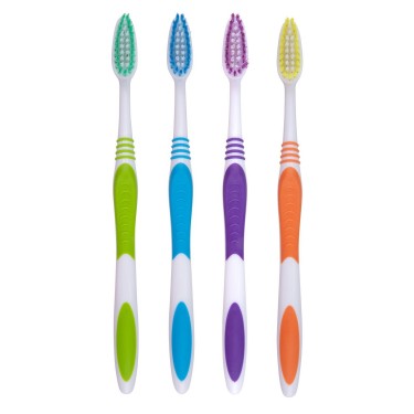 Οδοντόβουρτσα Μαλακή Πολύχρωμη 4Τμχ