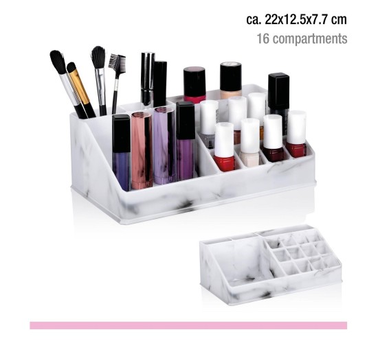 Οργανωτής Καλλυντικών με 16 Θέσεις 22x12.5x7.7cm Οργανωτής Καλλυντικών με 16 Θέσεις 22x12.5x7.7cm