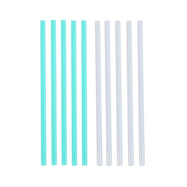 Επαναχρησιμοποιούμενα Καλαμάκια 10Τμχ Πολύχρωμα ALPINA