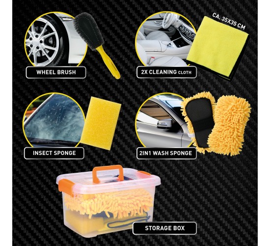 Σετ Καθαρισμού Αυτοκινήτου 6Τμχ DUNLOP Σετ Καθαρισμού Αυτοκινήτου 6Τμχ DUNLOP