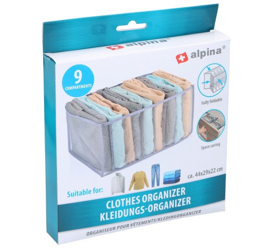 Οργανωτής Ρούχων 44x29x22cm ALPINA Οργανωτής Ρούχων 44x29x22cm ALPINA