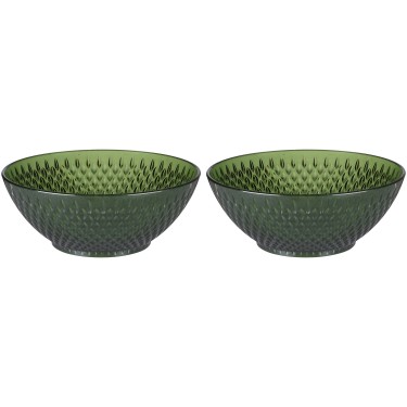 Μπολ Διάφανα/Πράσινα/Χρυσά 14.5cm 2Τμχ ALPINA