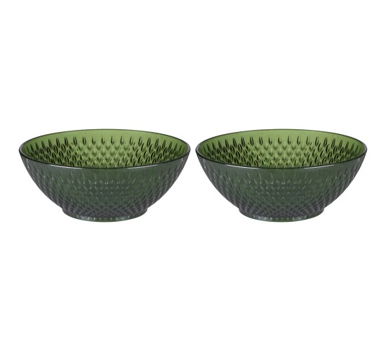 Μπολ Διάφανα/Πράσινα/Χρυσά 14.5cm 2Τμχ ALPINA Μπολ Διάφανα/Πράσινα/Χρυσά 14.5cm 2Τμχ ALPINA