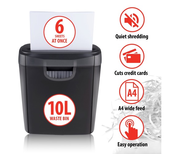 Καταστροφέας Εγγράφων 10L 190W ALPINA