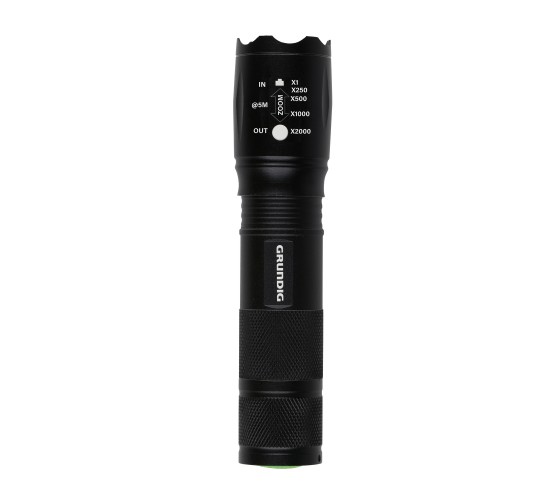 Φακός LED 1W 80 Lumens με Ζουμ GRUNDIG Φακός LED 1W 80 Lumens με Ζουμ GRUNDIG