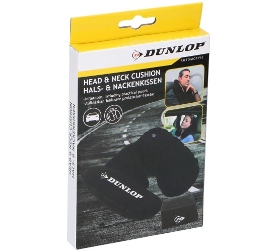 Μαξιλάρι Κεφαλής & Λαιμού PVC Μαύρο DUNLOP Μαξιλάρι Κεφαλής & Λαιμού PVC Μαύρο DUNLOP