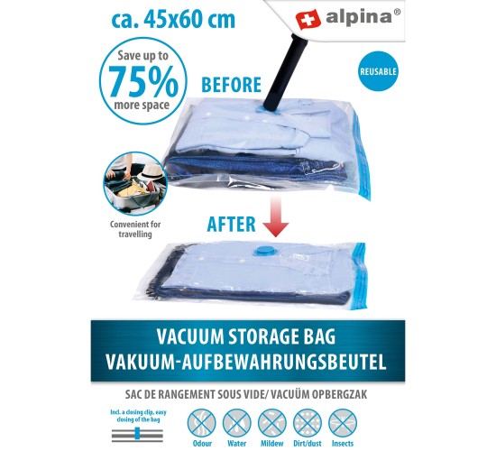 Σακούλα Αποθήκευσης Κενού 45x60cm ALPINA Σακούλα Αποθήκευσης Κενού 45x60cm ALPINA