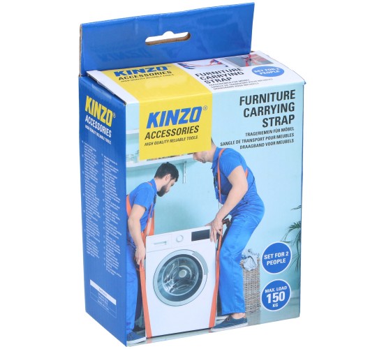 Μεταφορέας Επίπλων με Ιμάντες 2Τμχ KINZO Μεταφορέας Επίπλων με Ιμάντες 2Τμχ KINZO