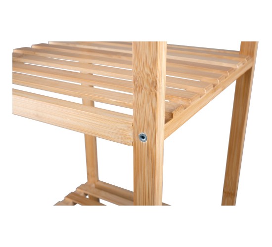 Ράφι Μπάνιου 5 Επιπέδων Μπαμπού