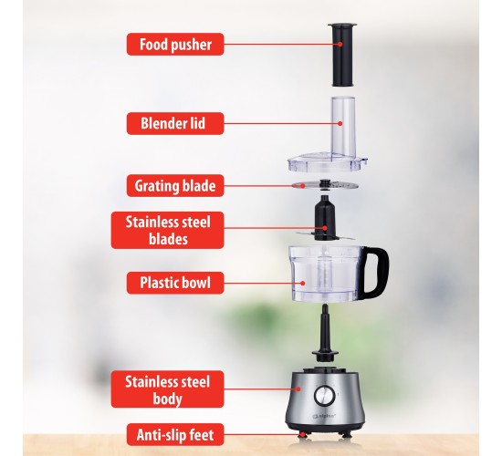 Επεξεργαστής Τροφίμων 1L 500W ALPINA