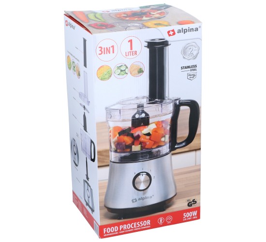 Επεξεργαστής Τροφίμων 1L 500W ALPINA