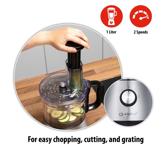 Επεξεργαστής Τροφίμων 1L 500W ALPINA