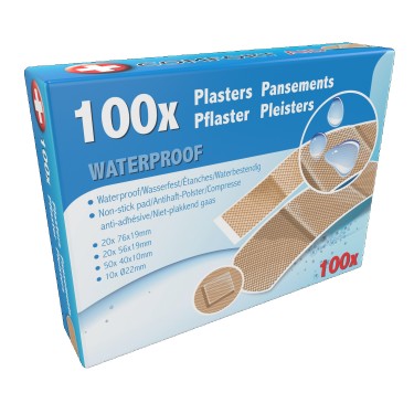 Αδιάβροχα Επιθέματα 100Τμχ