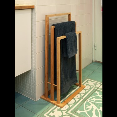 Κρεμάστρα Πετσετών Μπαμπού 42x24x81.5cm