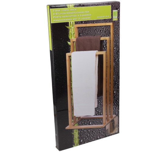 Κρεμάστρα Πετσετών Μπαμπού 42x24x81.5cm