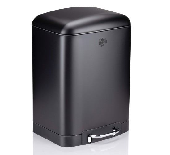 Κάδος Πεντάλ 6L Soft Close Μαύρος DIRT DEVIL