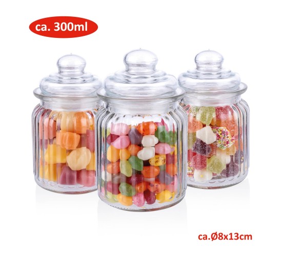 Βάζο Γυάλινο 0.3L Διάμετρος 8x13cm Βάζο Γυάλινο 0.3L Διάμετρος 8x13cm