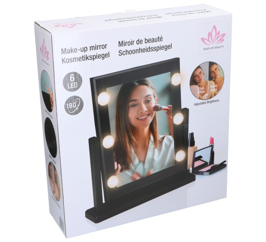 Καθρέφτης Καλλυντικών με Φωτισμό LED 2 Σχέδια