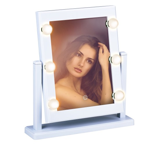 Καθρέφτης Καλλυντικών με Φωτισμό LED 2 Σχέδια