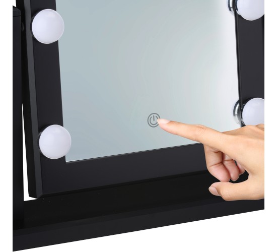 Καθρέφτης Καλλυντικών με Φωτισμό LED 2 Σχέδια