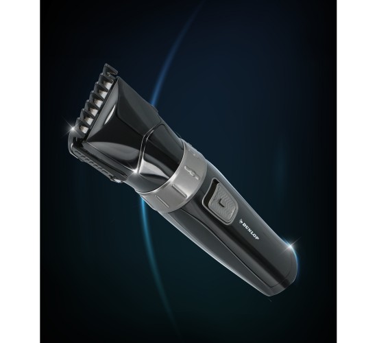 Κουρευτική Μηχανή Επαναφορτιζόμενη Μαύρη DUNLOP