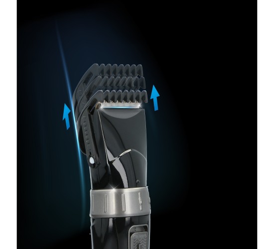 Κουρευτική Μηχανή Επαναφορτιζόμενη Μαύρη DUNLOP