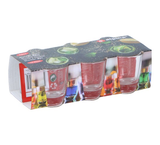 Ποτήρια Σφηνάκι 45ml 6Τμχ Ποτήρια Σφηνάκι 45ml 6Τμχ