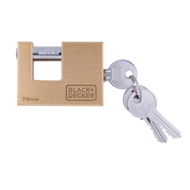 Λουκέτο Μπαγιονέτ 70mm Ορειχάλκινο BLACK DECKER