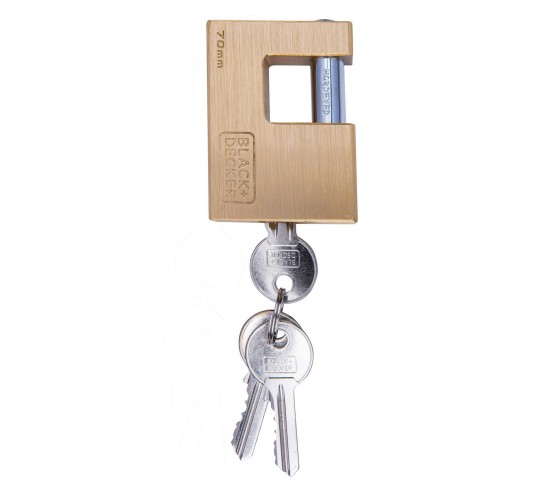 Λουκέτο Μπαγιονέτ 70mm Ορειχάλκινο BLACK DECKER