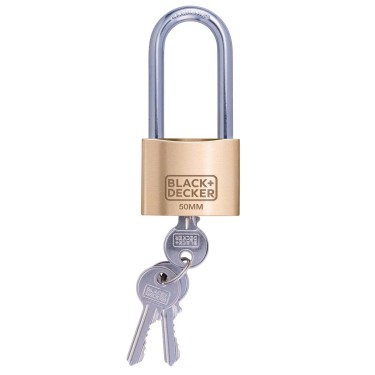 Λουκέτο 50mm Μεγάλη Καμπάνα Ορειχάλκινο BLACK DECKER