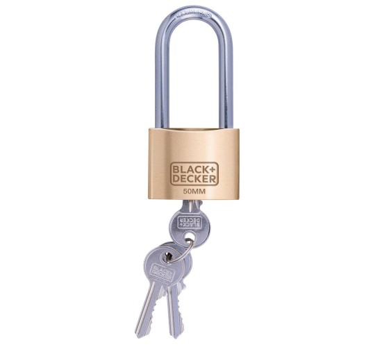 Λουκέτο 50mm Μεγάλη Καμπάνα Ορειχάλκινο BLACK DECKER Λουκέτο 50mm Μεγάλη Καμπάνα Ορειχάλκινο BLACK DECKER