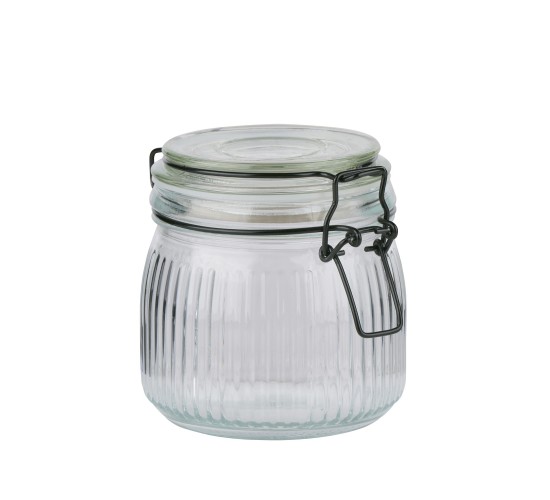 Βάζο Αποθήκευσης 500ml Γυάλινο Βάζο Αποθήκευσης 500ml Γυάλινο