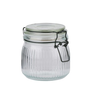 Βάζο Αποθήκευσης 500ml Γυάλινο