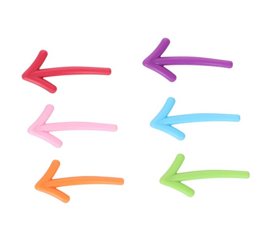 Μαγνητάκια Σημειώσεων Βέλος 6Τμχ Πολύχρωμα