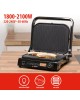 Γκριλ Επαφής 230V 2100W Ανοξείδωτο ALPINA Γκριλ Επαφής 230V 2100W Ανοξείδωτο ALPINA