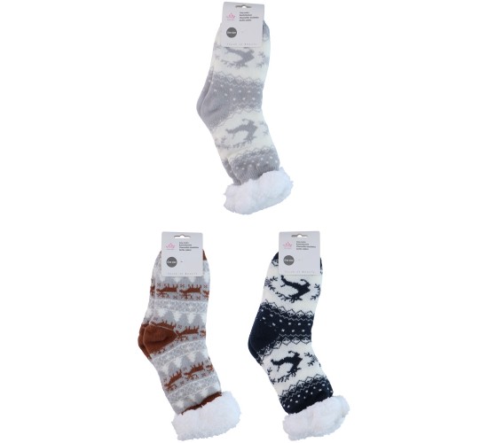 Κάλτσες Cozy 1 Ζευγάρι Σε 3 Σχέδια